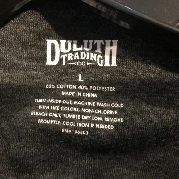 DULUTH TRADING COMPANY WOMEN’S BUTTON HENLEY MID-WEIGHT LONG SLEEVE LARGE SHIRT - Picture 3 of 3